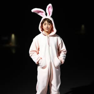Jeon Jungkook in Adorable Rabbit Suit | BTS