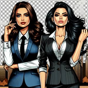 Lady Bosses Partnership in Crime: Multicultural Women in Power