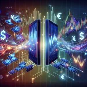 Abstract Copy Trading: Financial Market Graphs in Fluid Space