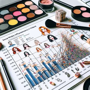 Social Media Influencers in Ireland Engagement Graph | Sculpted by Aimee