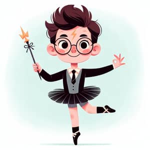 Harry Potter Ballet Performance: Graceful Movements & Unique Wand