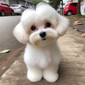 Small Maltese Bichon Dog