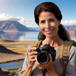 Middle-Aged Hispanic Woman: Teacher & Photographer