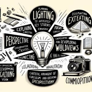 Metaphorical Sketch: Teaching as Lighting, Focus, Perspective, Moments, Composition, and Development