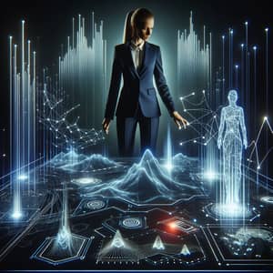 Futuristic Digital Landscape Analysis | Tech-Savvy Manager