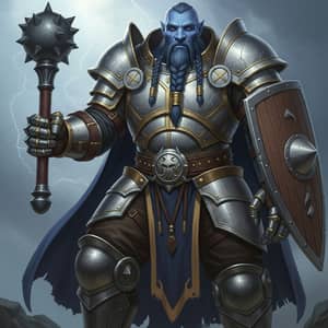 Cloud Giant Goliath Cleric in Plate Armor