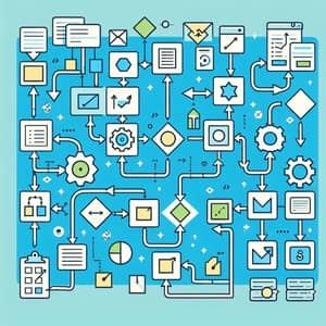 Professional Flowchart Design for Operations | Colorful and Organized