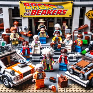 Back to the Future Lego Scene | Time Breakers