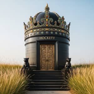 African Gold Crown: A Majestic Granite Mausoleum