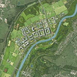 Sustainable Master Planned Community with River