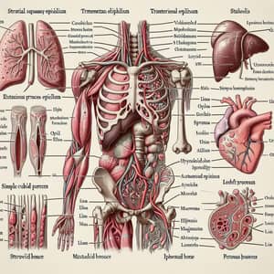 Detailed Anatomical Diagrams for Key Body Structures