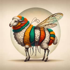 Whimsical Hybrid Creature: Insect, Mammal & Fish