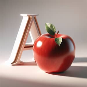 A is for Apple: Sweet and Red Fruit