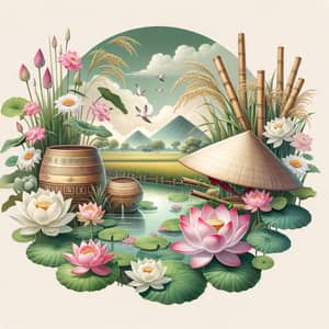 Vietnamese Cultural Foundations Art Background