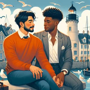 Romantic BL Love Story: Coastal Town Encounter