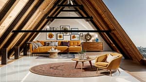 Charming Mid-Century Modern Attic Decor Ideas