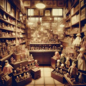 Vintage 1920s Toyshop: Colorful Dolls & Toys | Nostalgic Craftsmanship