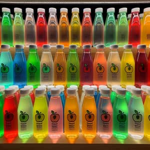 Flavored Water Bottles in Vibrant Colors