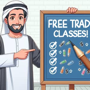 Free Trading Classes Offered by Middle-Eastern Male Teacher