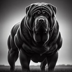 Powerful and Sturdy Dog Exuding Vitality | UniqueGlimpse