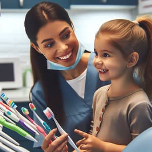 Cute Girl in Dental Clinic | Pediatric Dentist Appointment