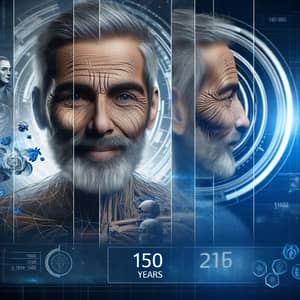 Time Progression Portrait: Aging with Wisdom & Vitality