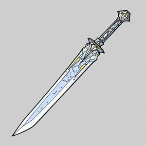 Dagger of the Celestial Strike: Silver Bladed Art