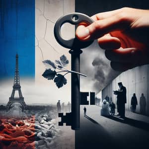 Contrasting Symbols of France: Freedom and Immigration Laws