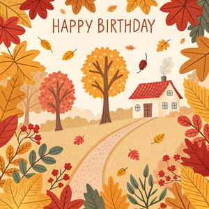 Charming Fall Birthday Cards for Every Celebration