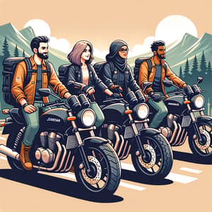 BatSzar Motorcycle Team: Adventure & Friendship