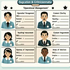 Suggestion & Criticism Template for Operational Management Instructors