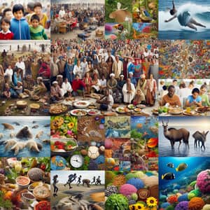 Unity Amidst Diversity: Socio-Cultural & Biological Montage