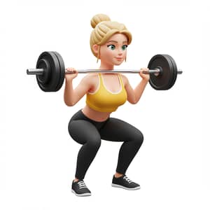 Sporty Girl in 3D Modeling - Fitness & Style