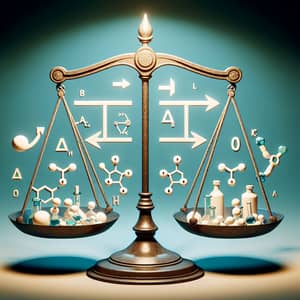 Chemical Equilibrium Concept: Balanced Conversion of Reactants and Products