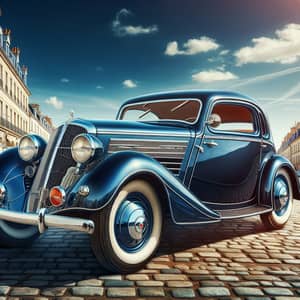 Classic French Car 1936 - Art Deco Design