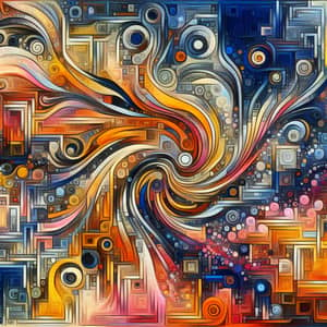 Abstract Art Inspired Digital Masterpiece