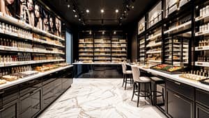 Custom Cosmetics Store Interior Design