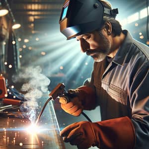 Shielded Metal Arc Welding Safety: Skilled Welder in Action