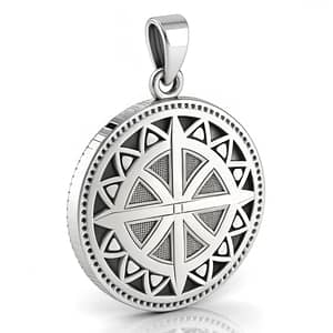 Stylish Silver Geometric Pendant Jewelry