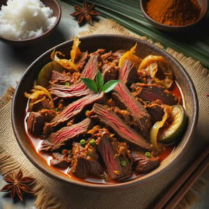 Rendang Dendeng Recipe - Indonesian Culinary Delight