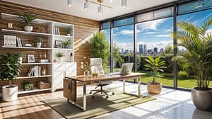 Stylish Summer Office Interior Design Ideas