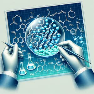 Hydrogel Preparation: Chemical Formulas and Molecular Interaction