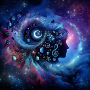 Surreal Cosmic Profile Picture Design: Captivating & Unique