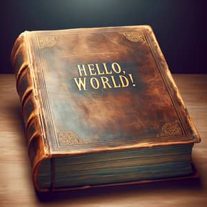 Discover the 'Hello, World!' Antique Book