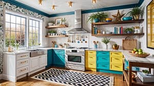 Memphis-Inspired Kitchen Design Ideas