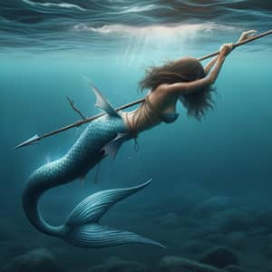 Struggling Mermaid in the Sea | Survival Story