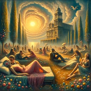 Forsaken Summer Love | Surrealistic Oil Painting