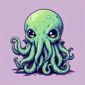 Kawaii Cthulhu T-Shirt Design