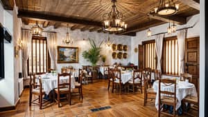 Custom Mediterranean Restaurant Interior Design