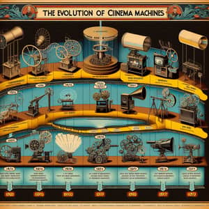 Evolution of Cinema Machines: From Kinetoscope to IMAX